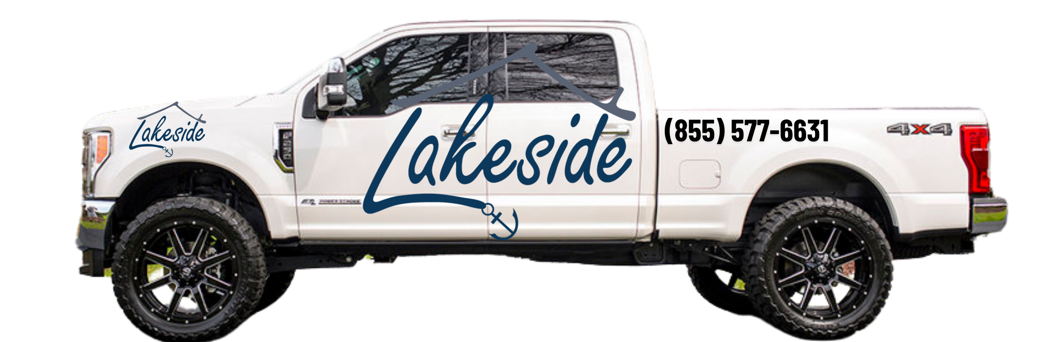 Lakside Roofing solutions company truck